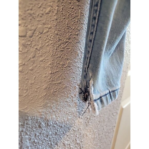 Free People Jeans Women's Size 26 L Blue Skinny‎ Distressed Stretch - Picture 6 of 7